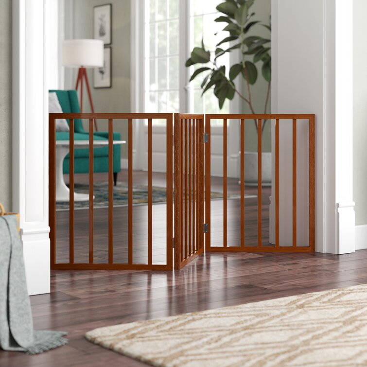 Huxley freestanding 2024 wooden pet gate